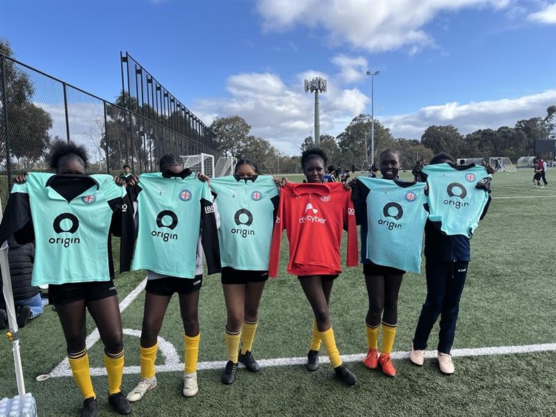 Participants also received donations from the PFA that were previously used by A-League players  